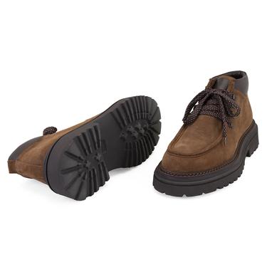  Ethen Taba Erkek Bağcıklı Deri Bot