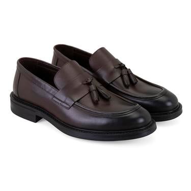  Alinna Kahve Erkek Deri Loafer