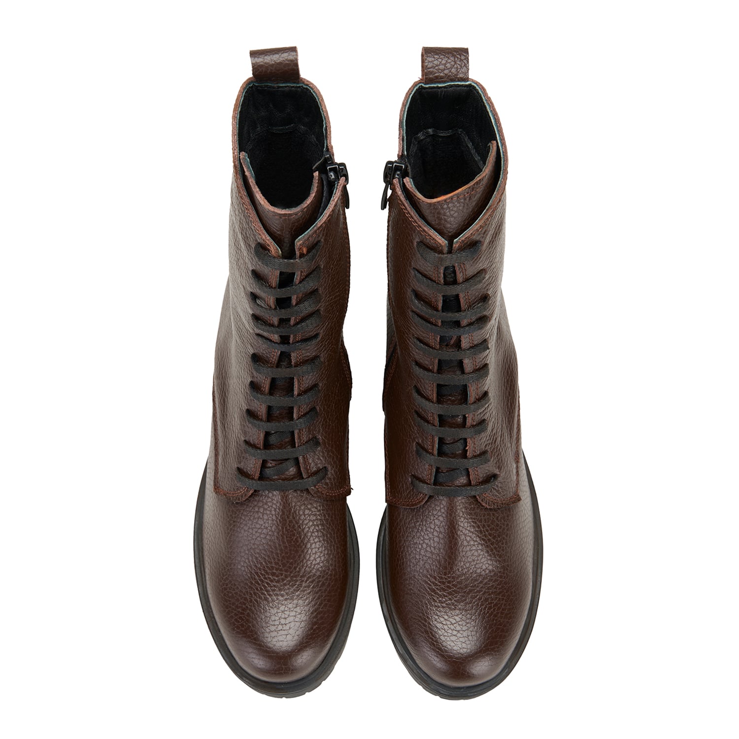 Desa Desa Kahverengi Kadın Kahve Topuklu Deri Bot | FashFed Kahverengi - 8. görsel