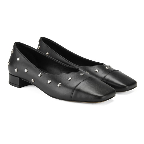  Kadın Siyah Günlük Deri Ayakkabı