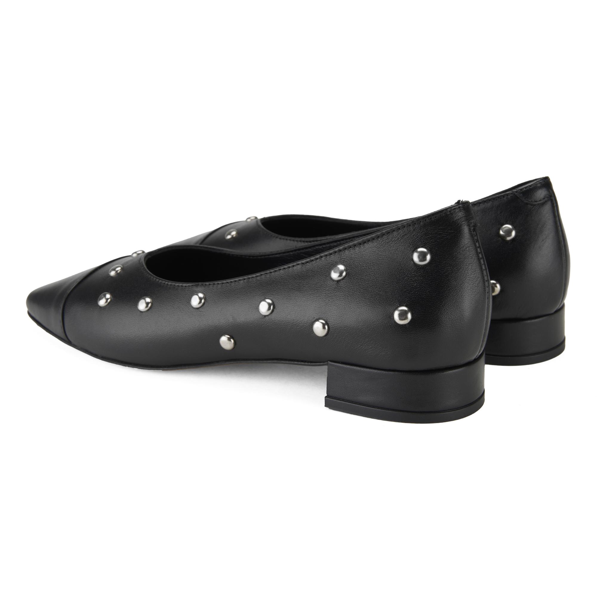 Kadın Siyah Günlük Deri Ayakkabı