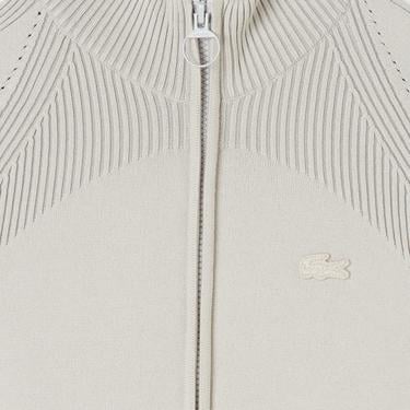  Kadın Slim Fit Uzun Kollu Yarım Fermuarlı Gri Elbise