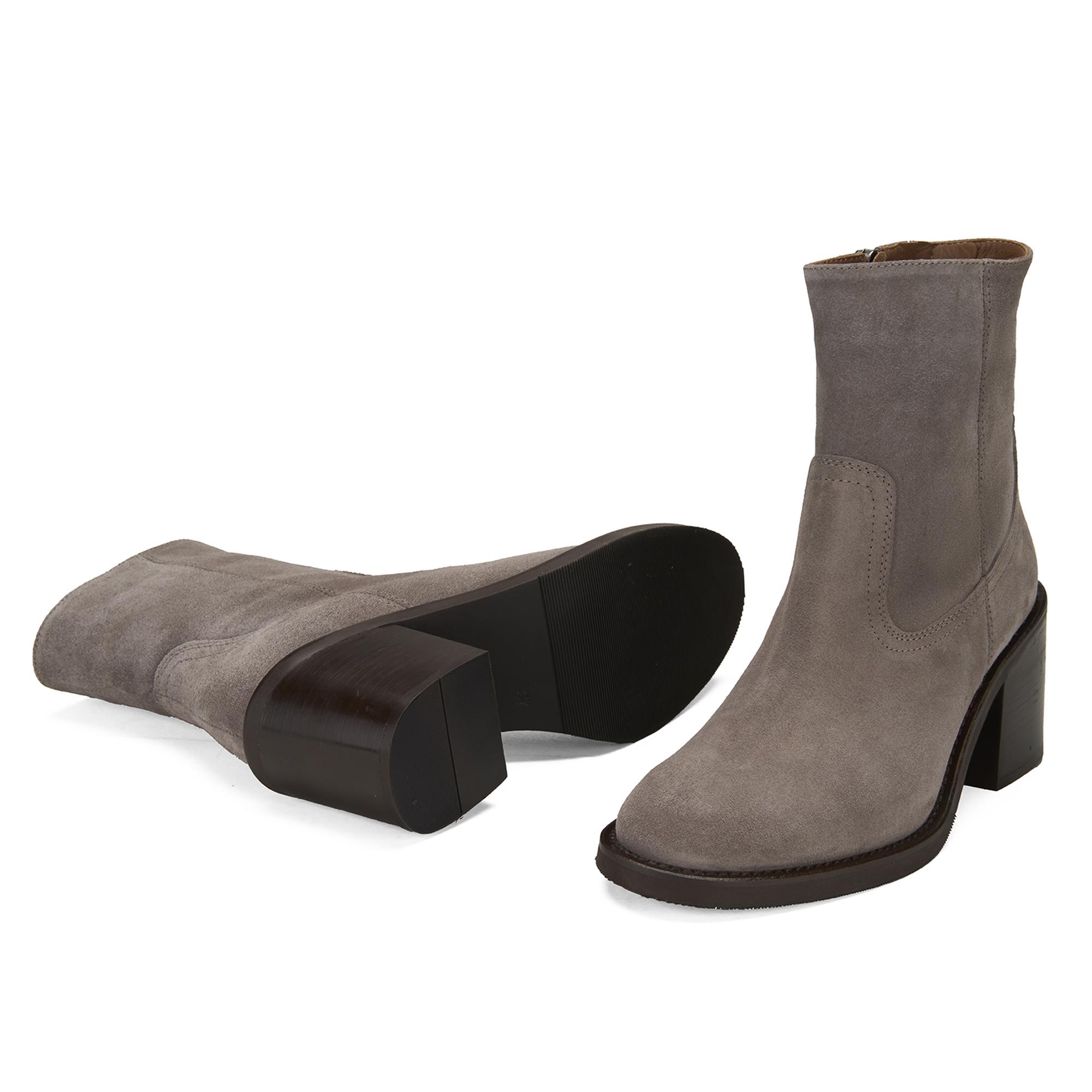 Kovisane Bej Kadın topuklu Süet Bot