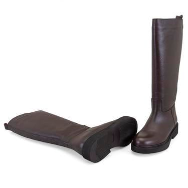  Kadın Kahve Deri Çizme