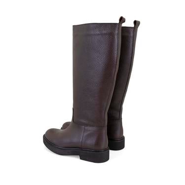  Kadın Kahve Deri Çizme