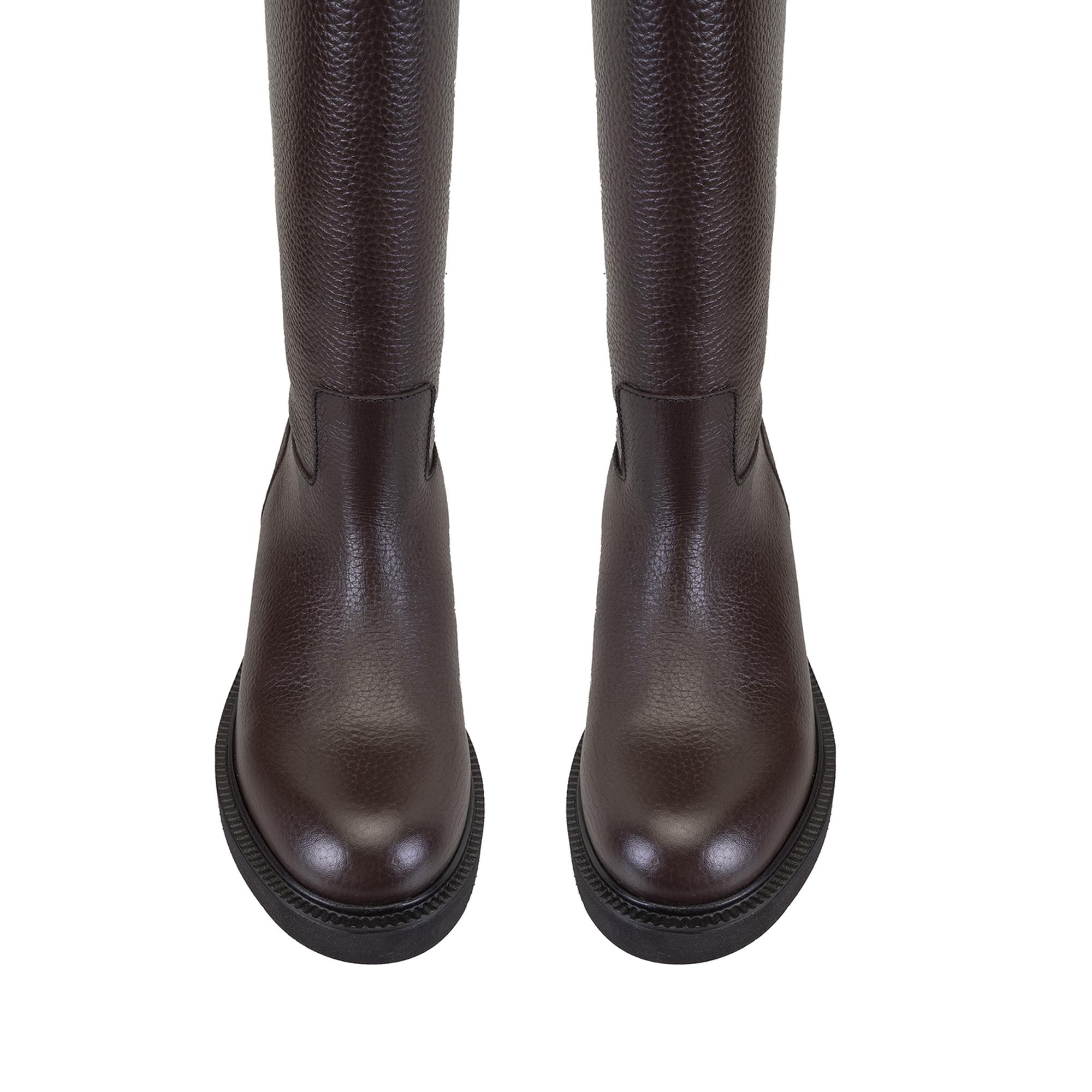 Kadın Kahve Deri Çizme