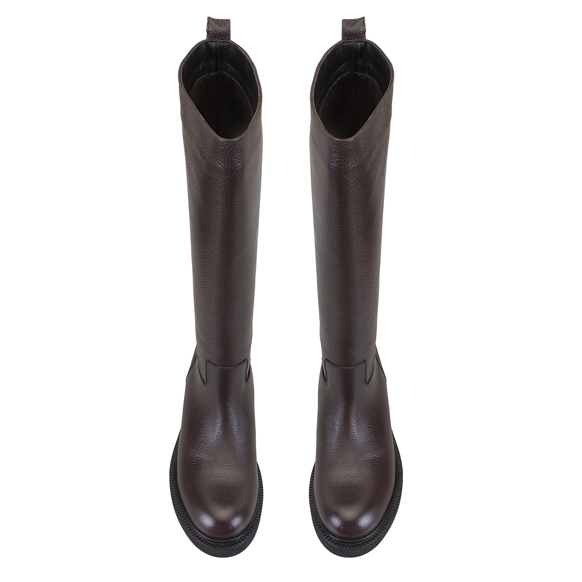 Kadın Kahve Deri Çizme