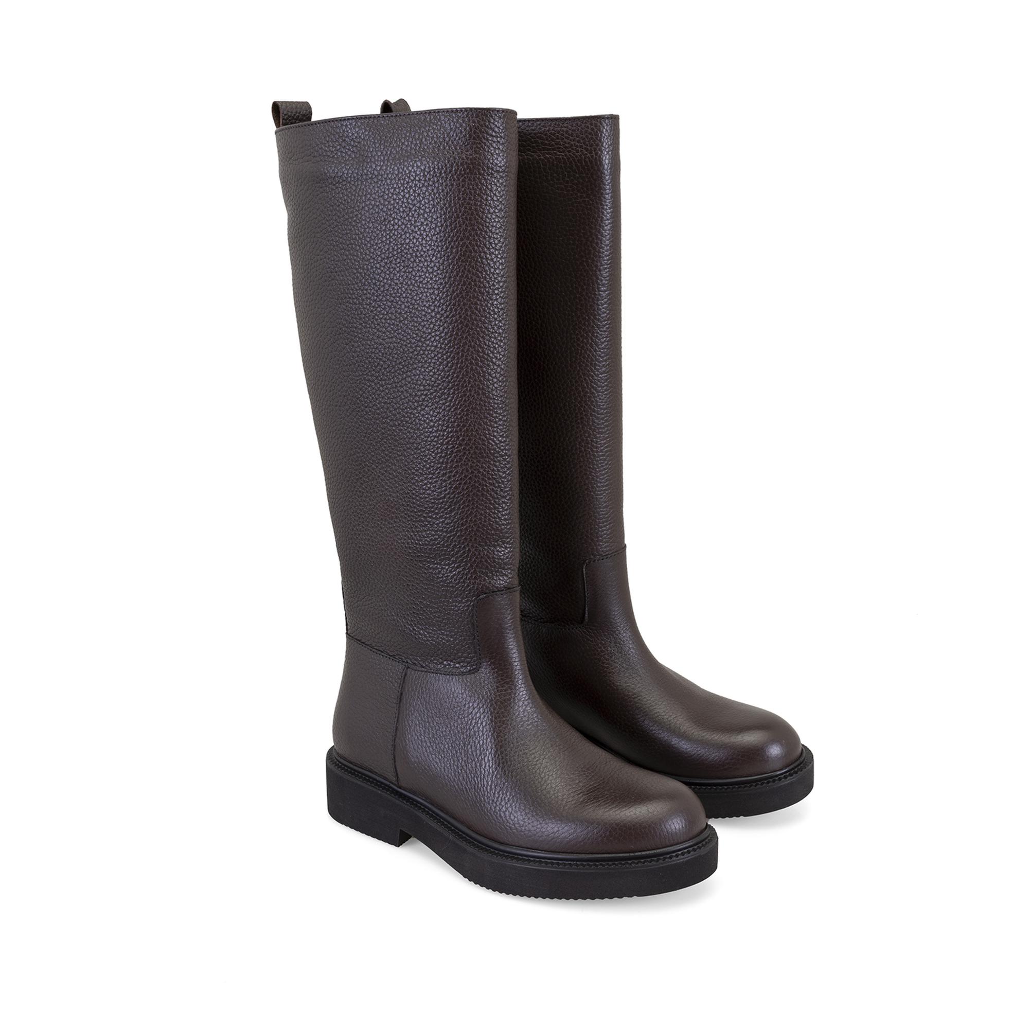 Kadın Kahve Deri Çizme