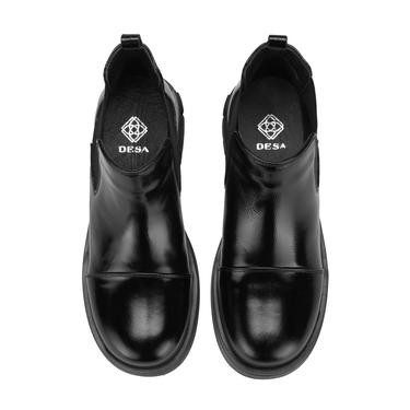  Elodie Siyah Kadın Deri Bot