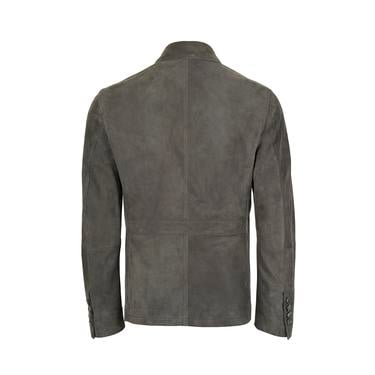  Nicolie Gri Erkek Süet Safari Ceket