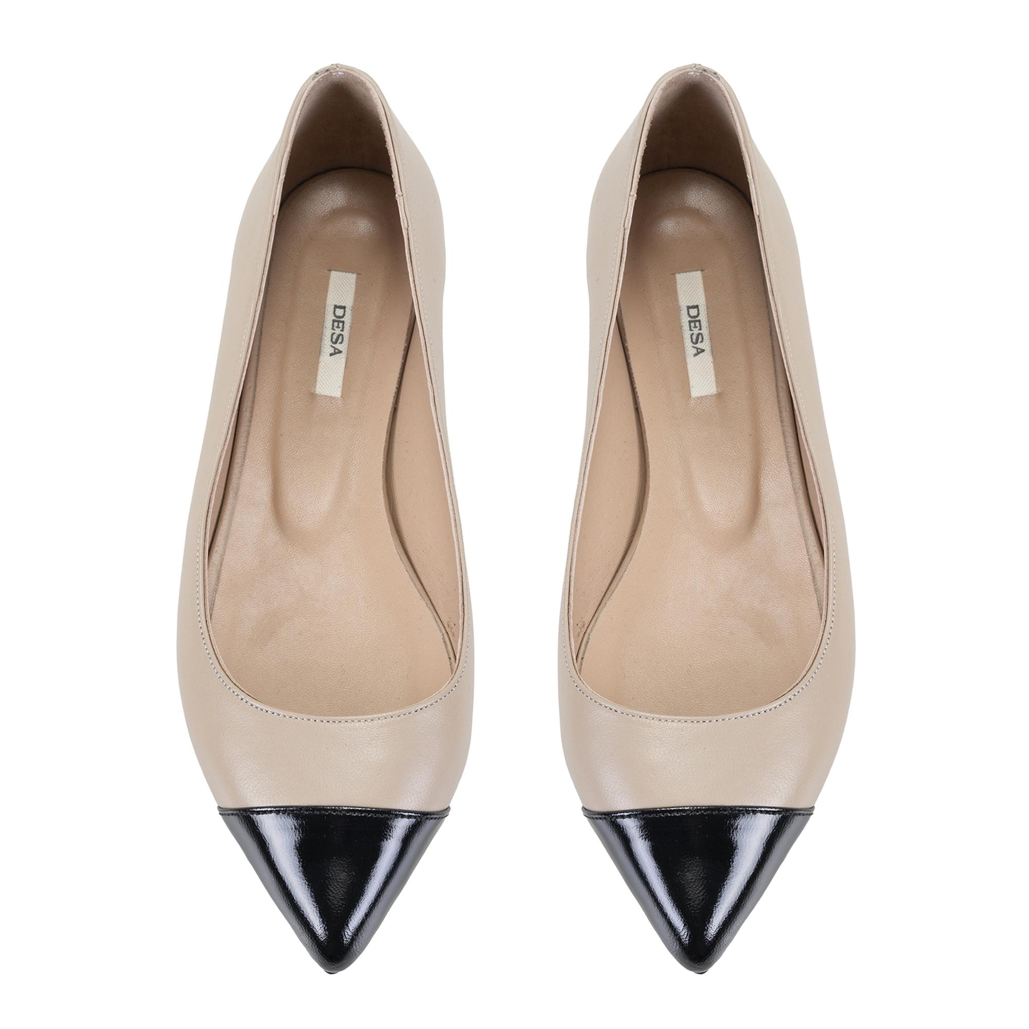 Kadın Vizon Deri Babet