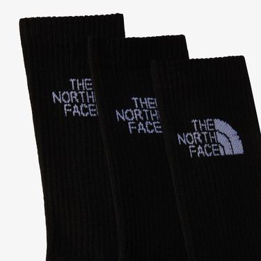  The North Face Multi Sport Cush Crew Sock 3lü Unisex Siyah Koşu Çorabı