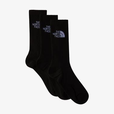  The North Face Multi Sport Cush Crew Sock 3lü Unisex Siyah Koşu Çorabı