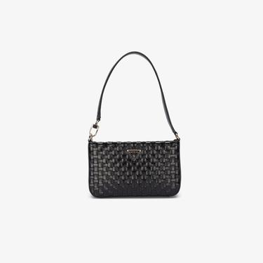  Guess Twiller Mini Top Zip Borsa Similp Kadın Siyah El Çantası
