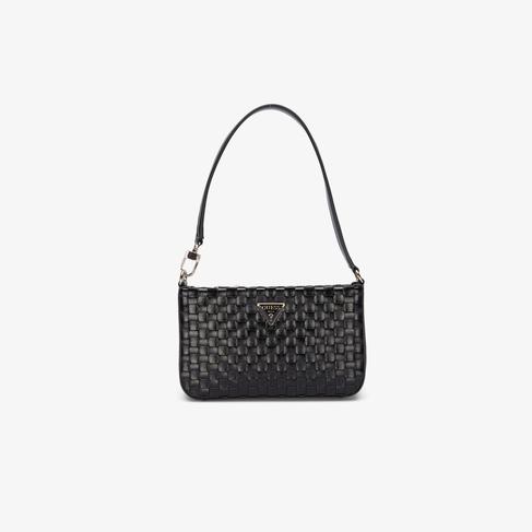  Guess Twiller Mini Top Zip Borsa Similp Kadın Siyah El Çantası