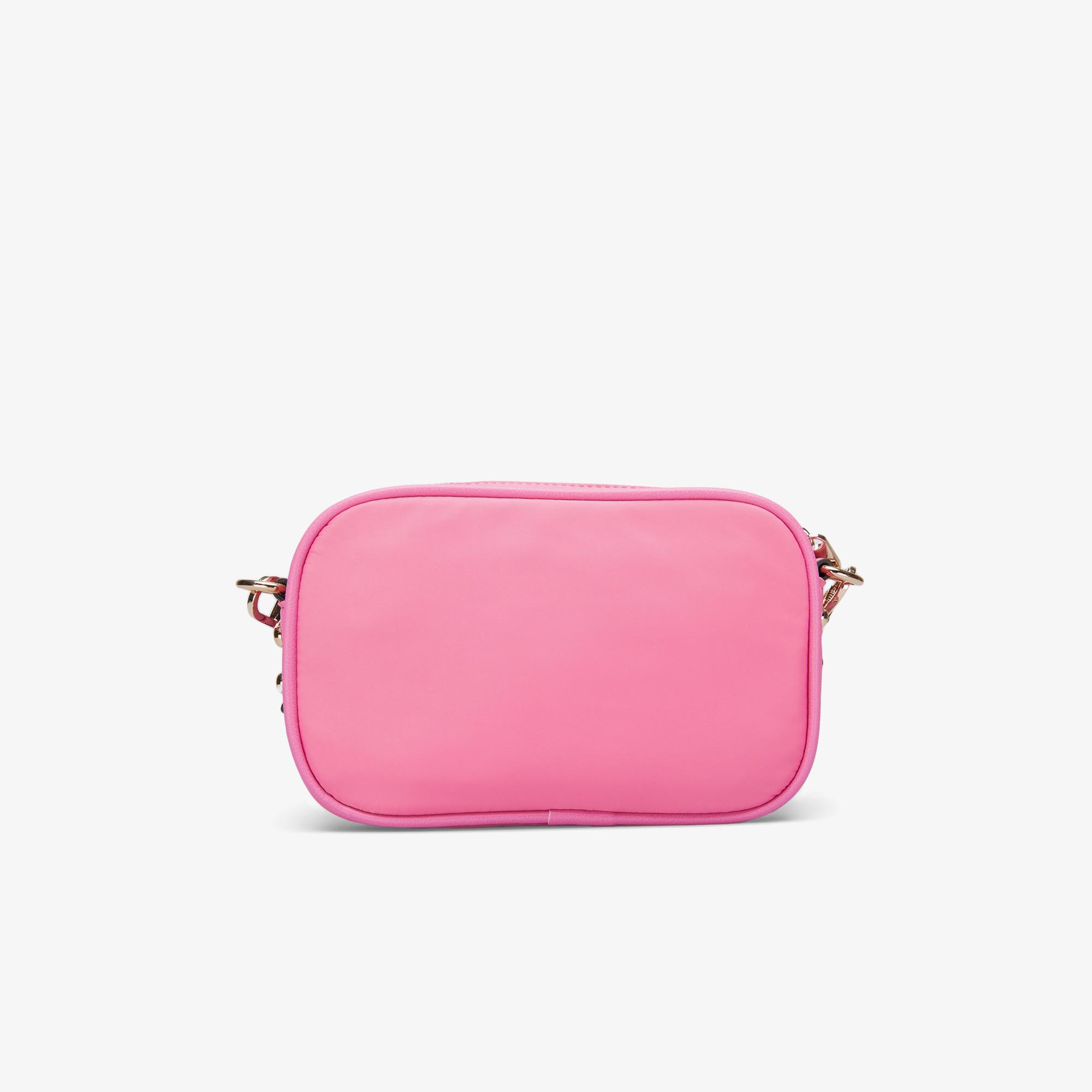 Guess Eco Gemma Crossbody Camera Kadın Pembe Çapraz Askılı Çanta