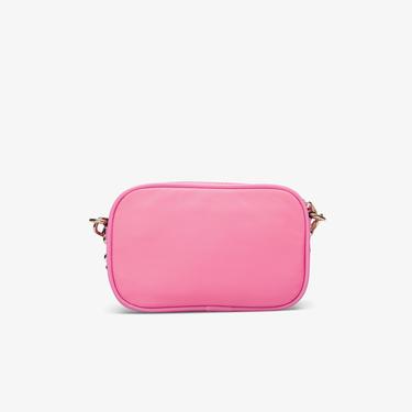  Guess Eco Gemma Crossbody Camera Kadın Pembe Çapraz Askılı Çanta