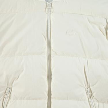  Kadın Relaxed Fit Dik Yaka Krem Mont