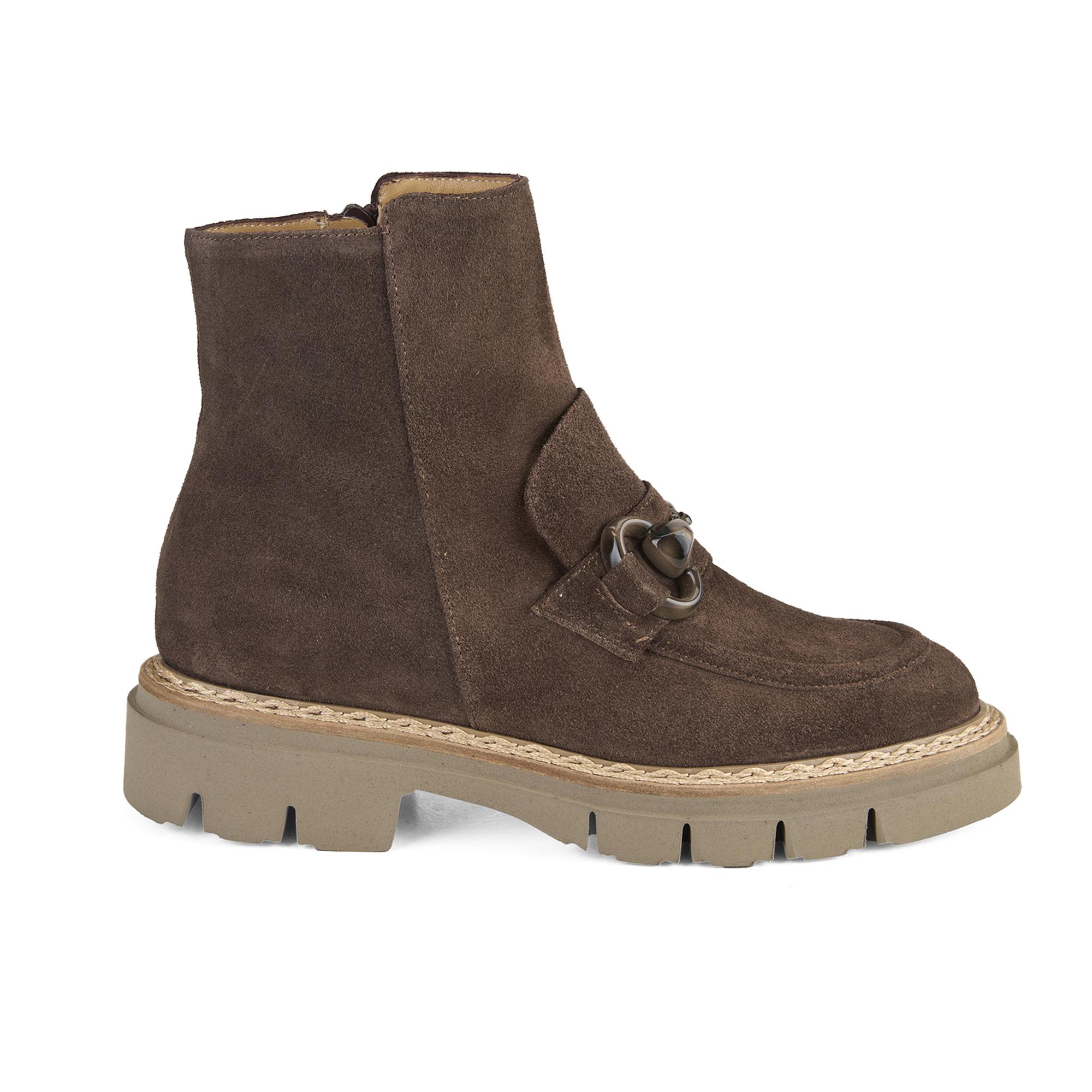 Luca Grossi Kadın Kahve Süet Bot