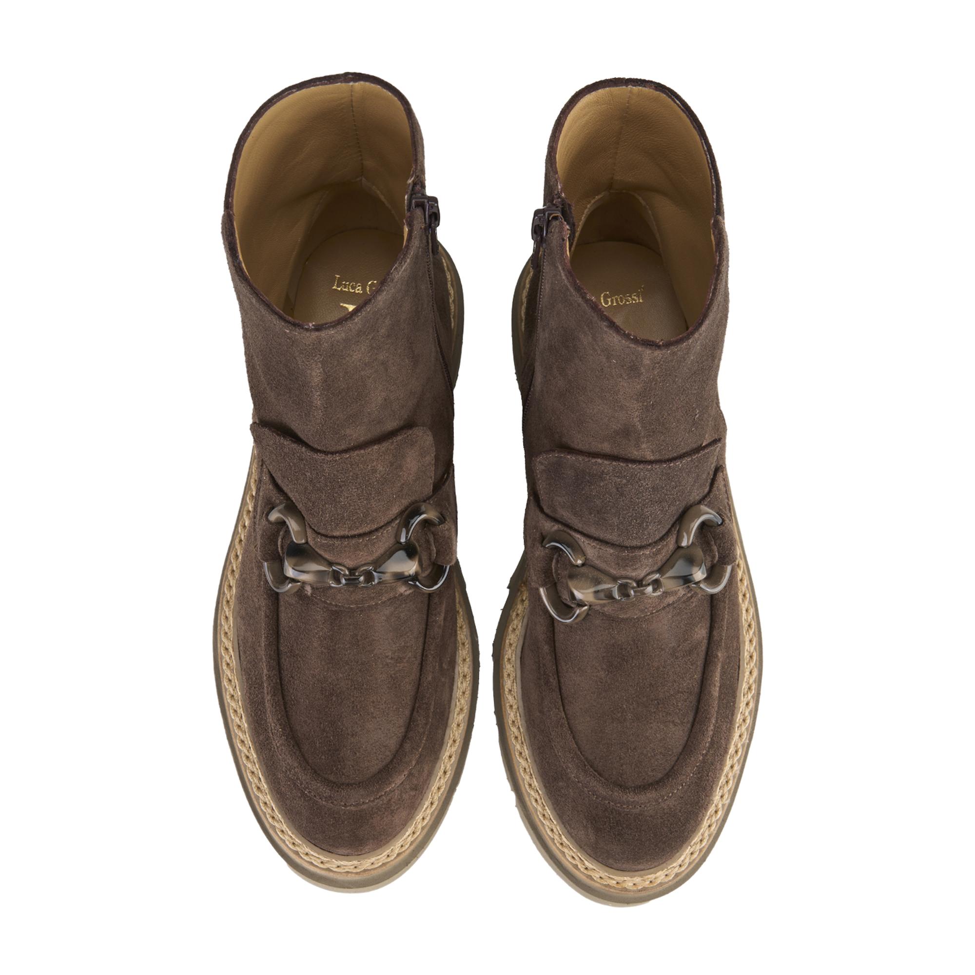 Luca Grossi Kadın Kahve Süet Bot