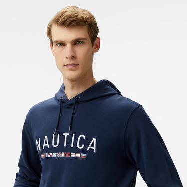  Nautica Erkek Lacivert Regular Fit Sweatshirt