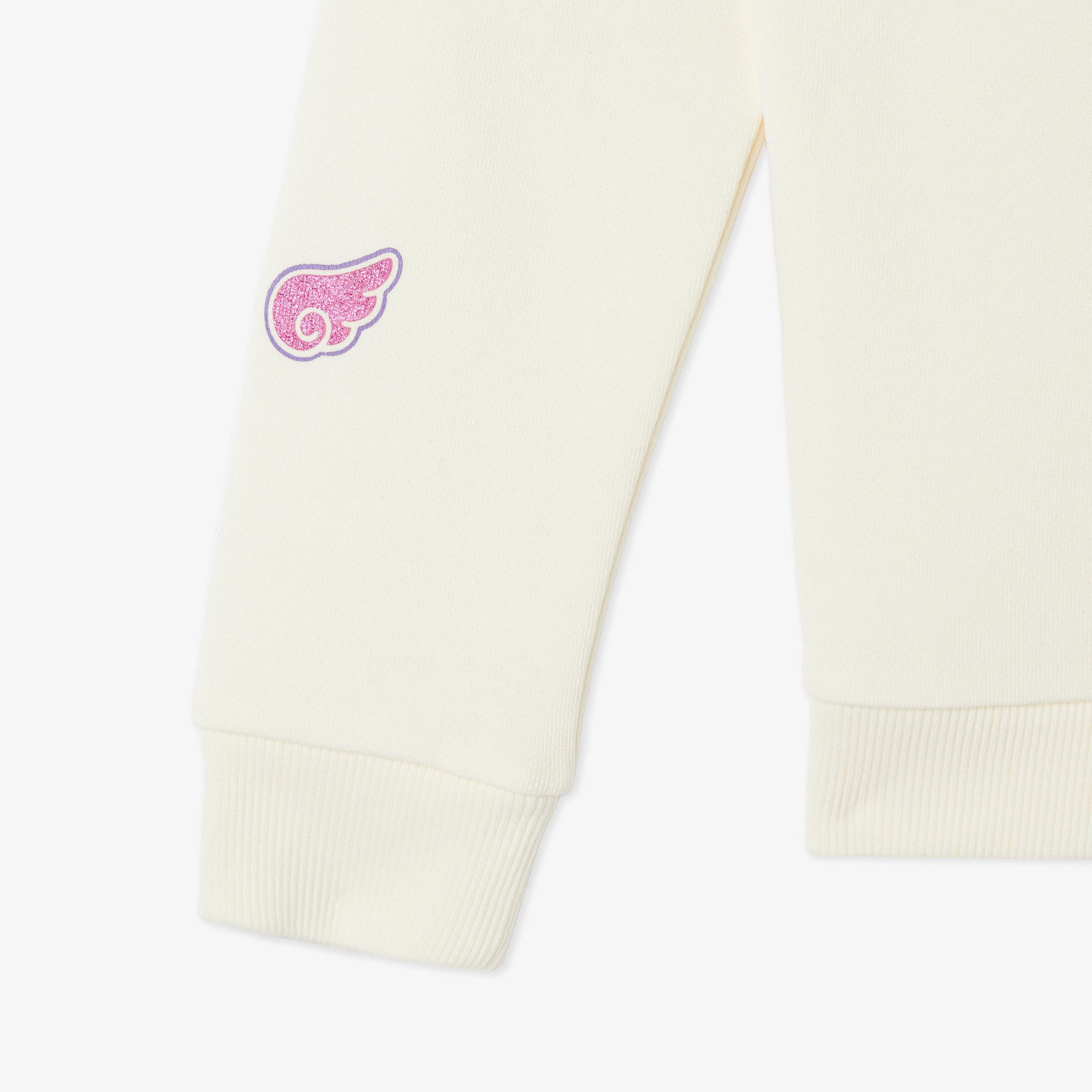 Nautica Kız Çocuk Kırık Beyaz Sweatshirt