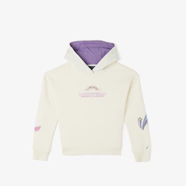 Nautica Kız Çocuk Kırık Beyaz Sweatshirt
