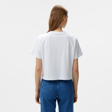  Nautica Kadın Beyaz Kısa Kollu T-Shirt