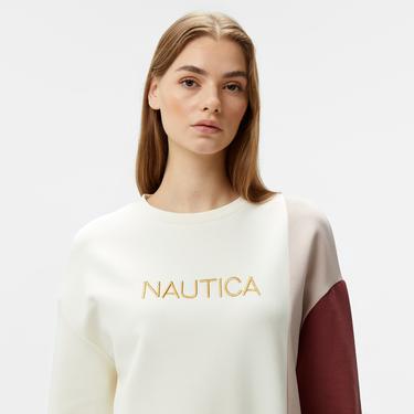  Nautica Kadın Pembe Regular Fit Sweatshirt