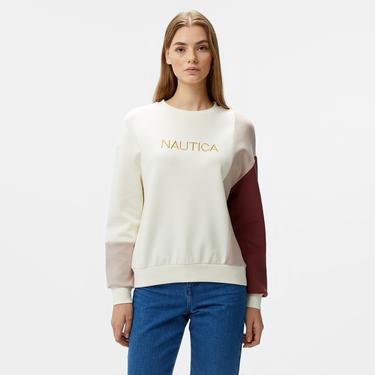 Nautica Kadın Pembe Regular Fit Sweatshirt