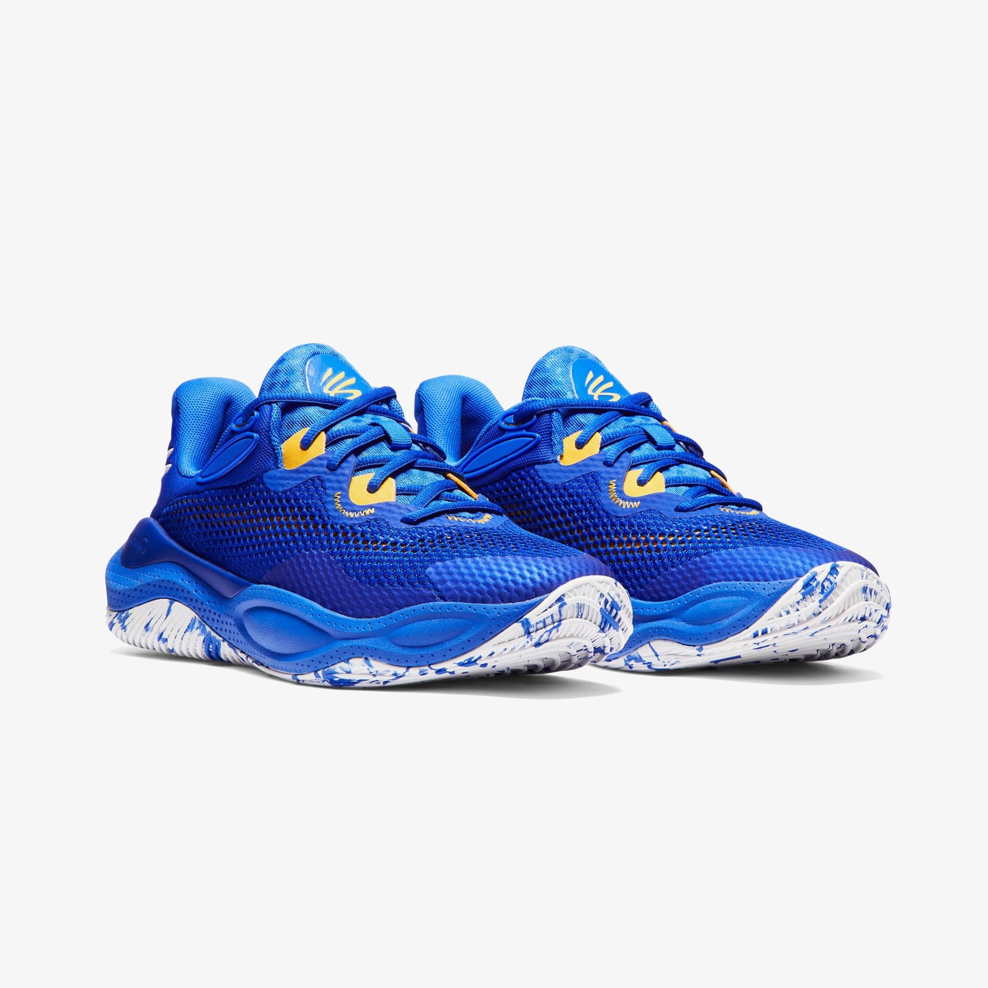 Under Armour Curry Splas 24 Erkek Mavi Basketbol Ayakkabısı