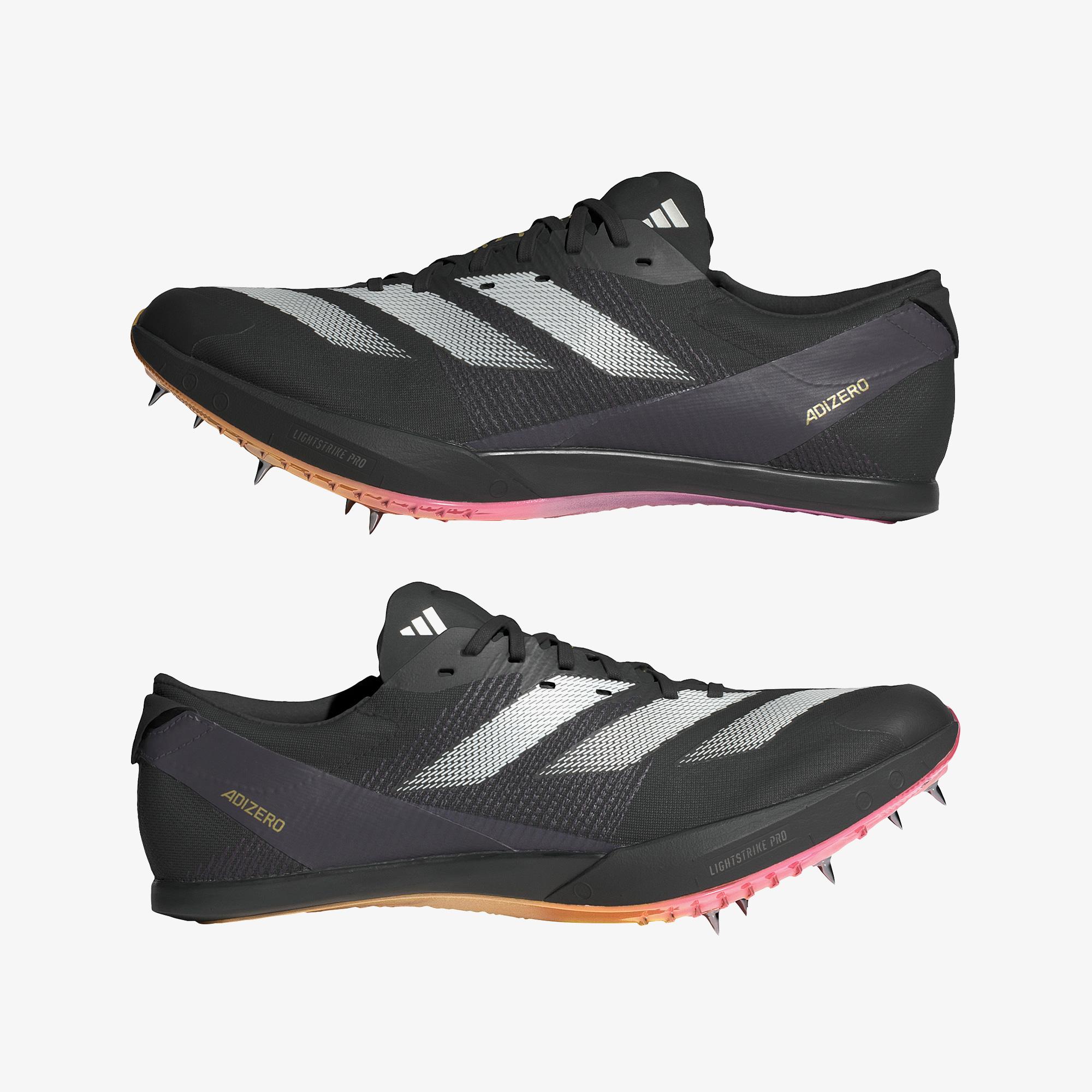 adidas Adizero Finese Unisex Siyah Çivili Atletizm Ayakkabısı