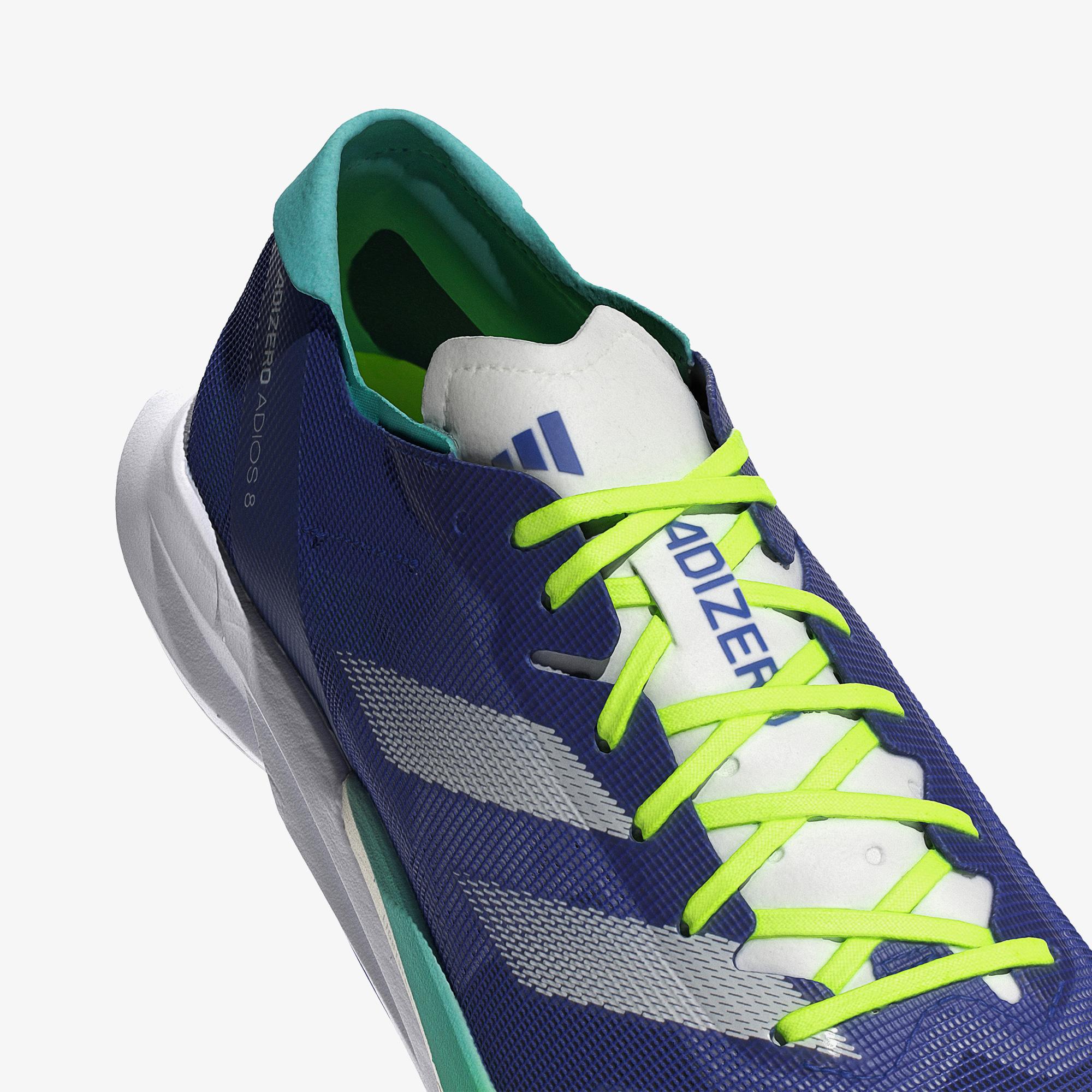 adidas Adizero Adios 8 Erkek Lacivert Koşu Ayakkabısı