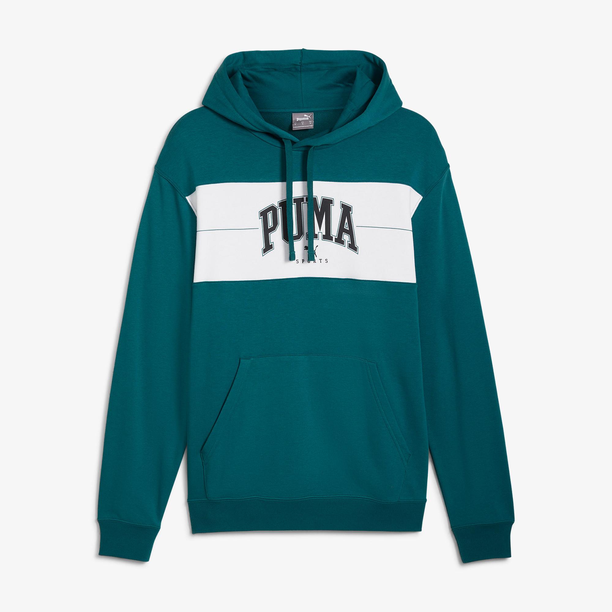 Puma Squad Erkek Yeşil Günlük Sweatshirt