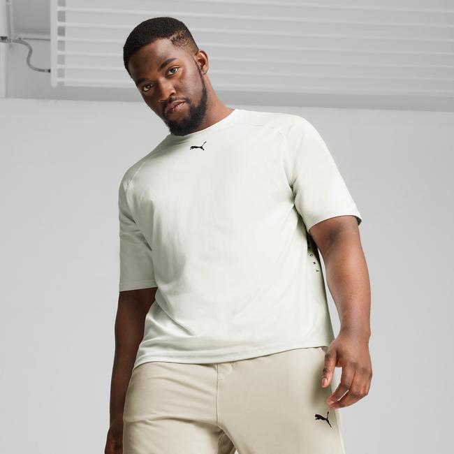  Puma CloudSpun Thermo Adapt Erkek Beyaz Antrenman T-Shirt