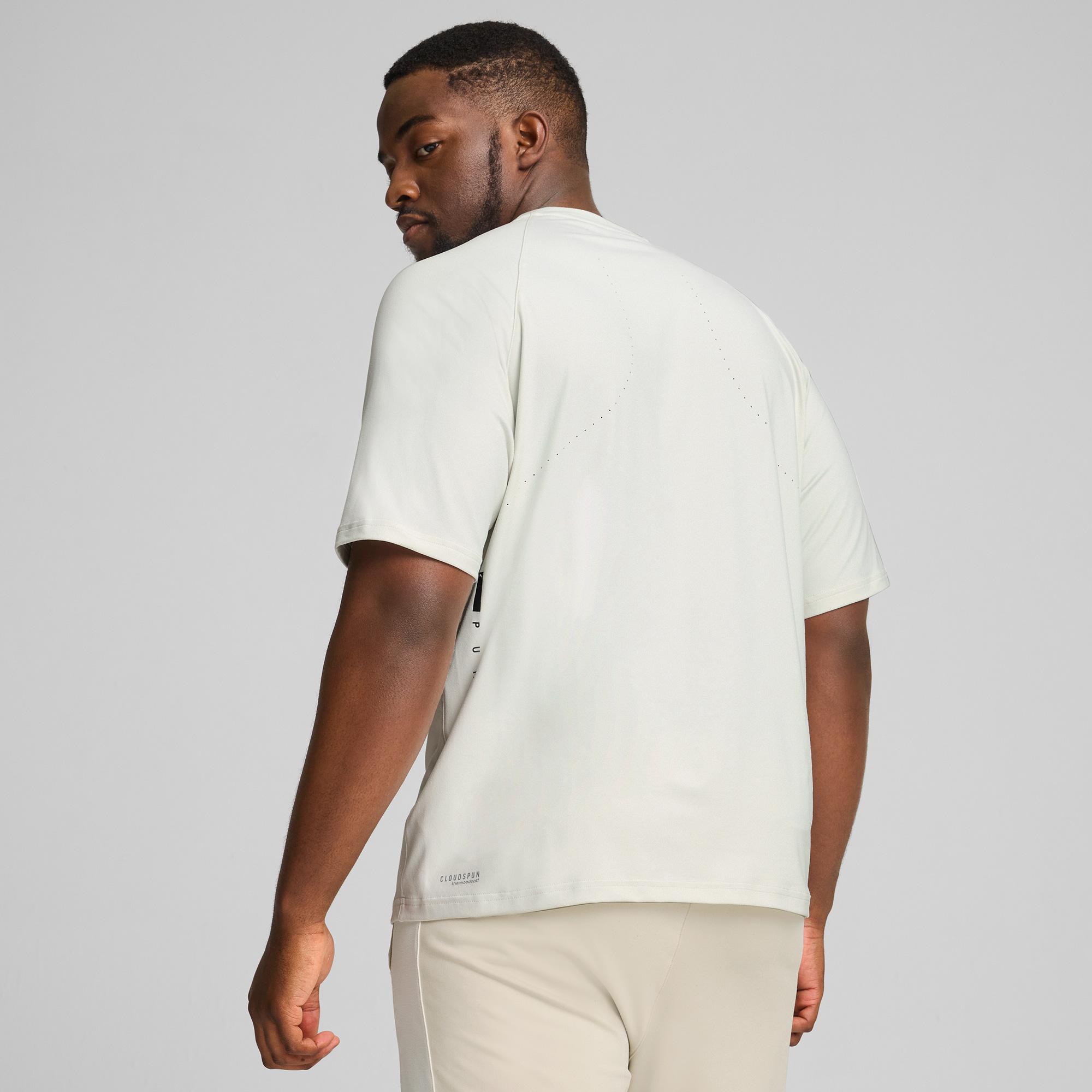 Puma CloudSpun Thermo Adapt Erkek Beyaz Antrenman T-Shirt