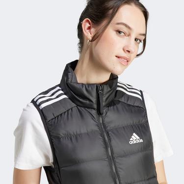  adidas Essentials 3-Stripes Light Down Kadın Siyah Günlük Yelek
