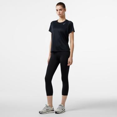  Nike Dri-Fit Race Kadın Siyah T-Shirt