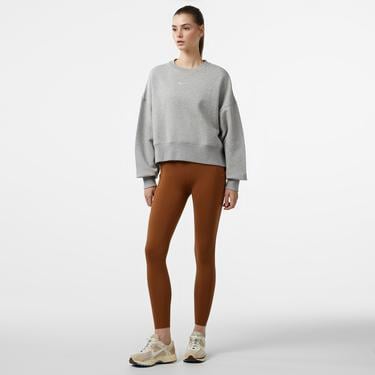  Nike Sportswear Phoenix Fleece Oversize Crew Kadın Gri Sweatshirt