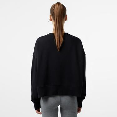  Nike Sportswear Phoenix Fleece Oversize Crew Kadın Siyah Sweatshirt
