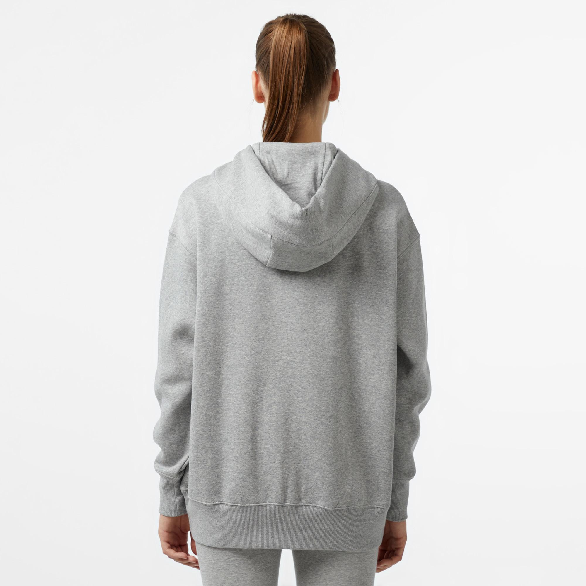 Nike Sportswear Phoenix Fleece Oversize Kadın Gri Hoodie