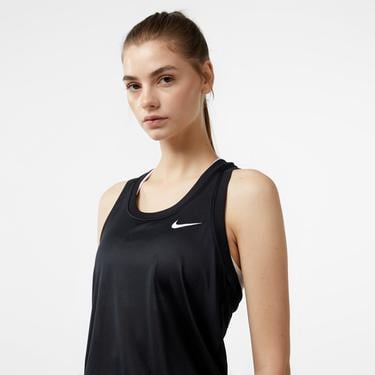  Nike Dri-Fit Tank Kadın Siyah Kolsuz T-Shirt