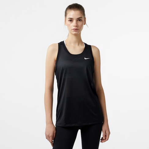  Nike Dri-Fit Tank Kadın Siyah Kolsuz T-Shirt