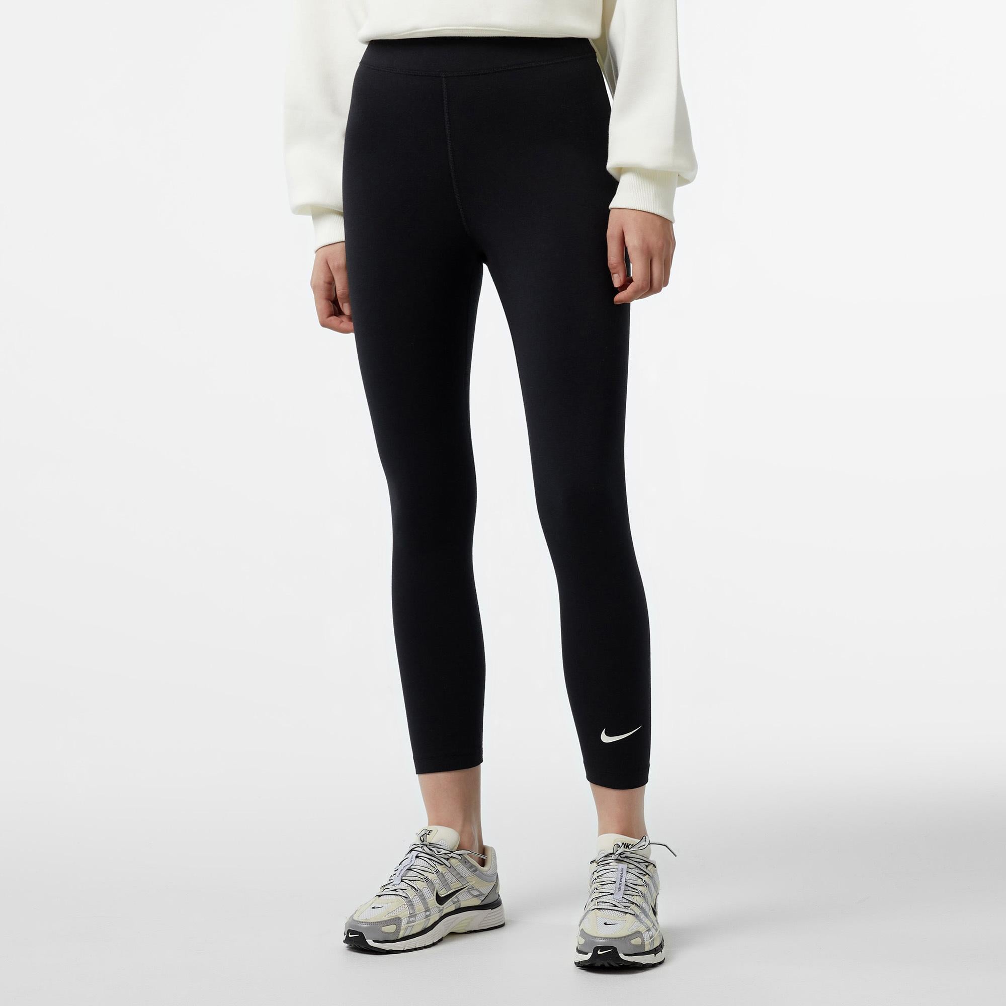 Nike Sportswear Classic High Rise 7/8 Kadın Siyah Tayt