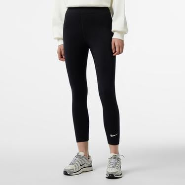  Nike Sportswear Classic High Rise 7/8 Kadın Siyah Tayt