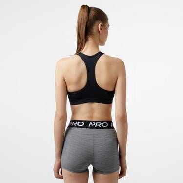  Nike Swoosh Med Sport Kadın Siyah Bra