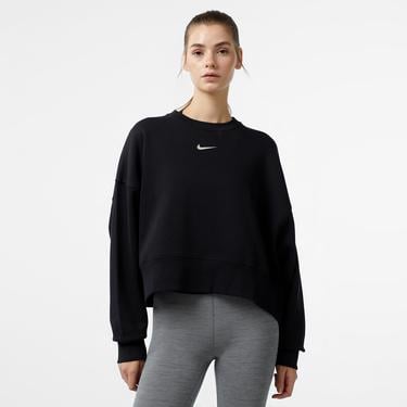  Nike Sportswear Phoenix Fleece Oversize Crew Kadın Siyah Sweatshirt