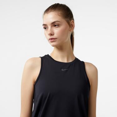  Nike One Classic Dri-Fit Kadın Siyah Kolsuz T-Shirt