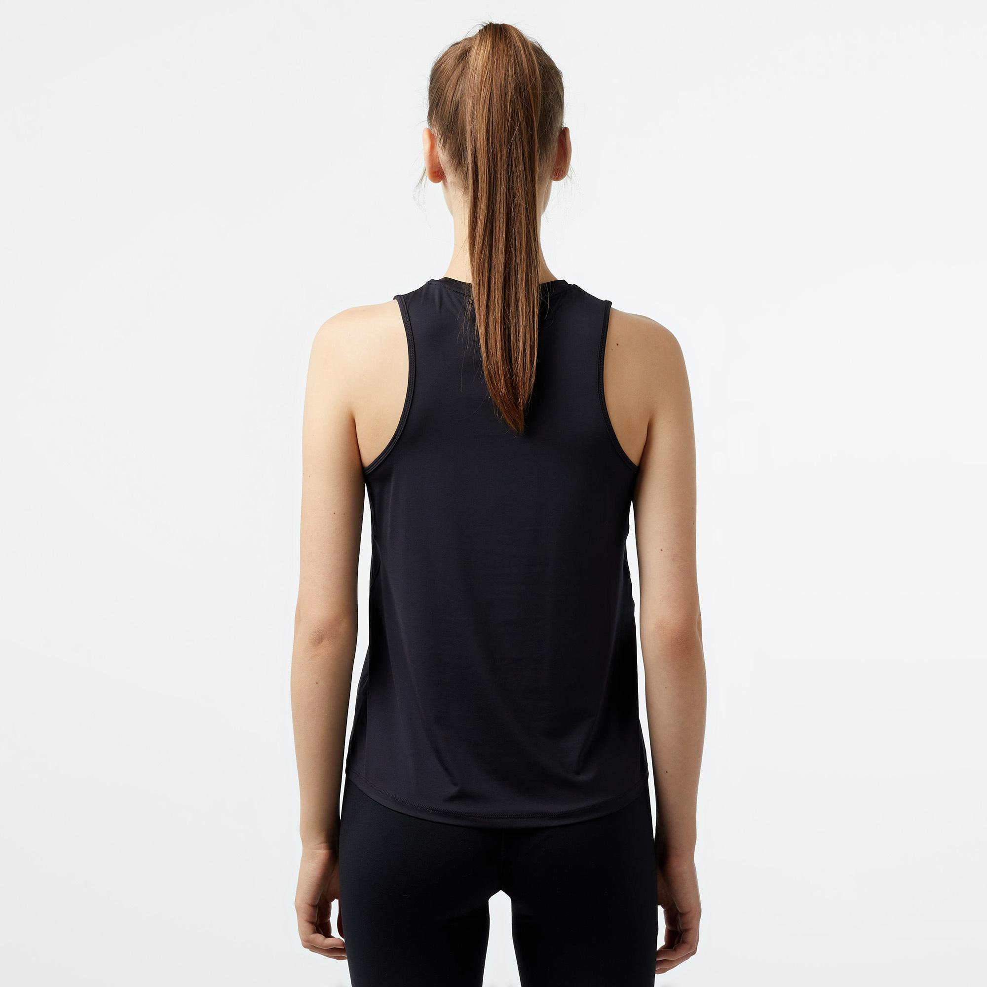 Nike One Classic Dri-Fit Kadın Siyah Kolsuz T-Shirt