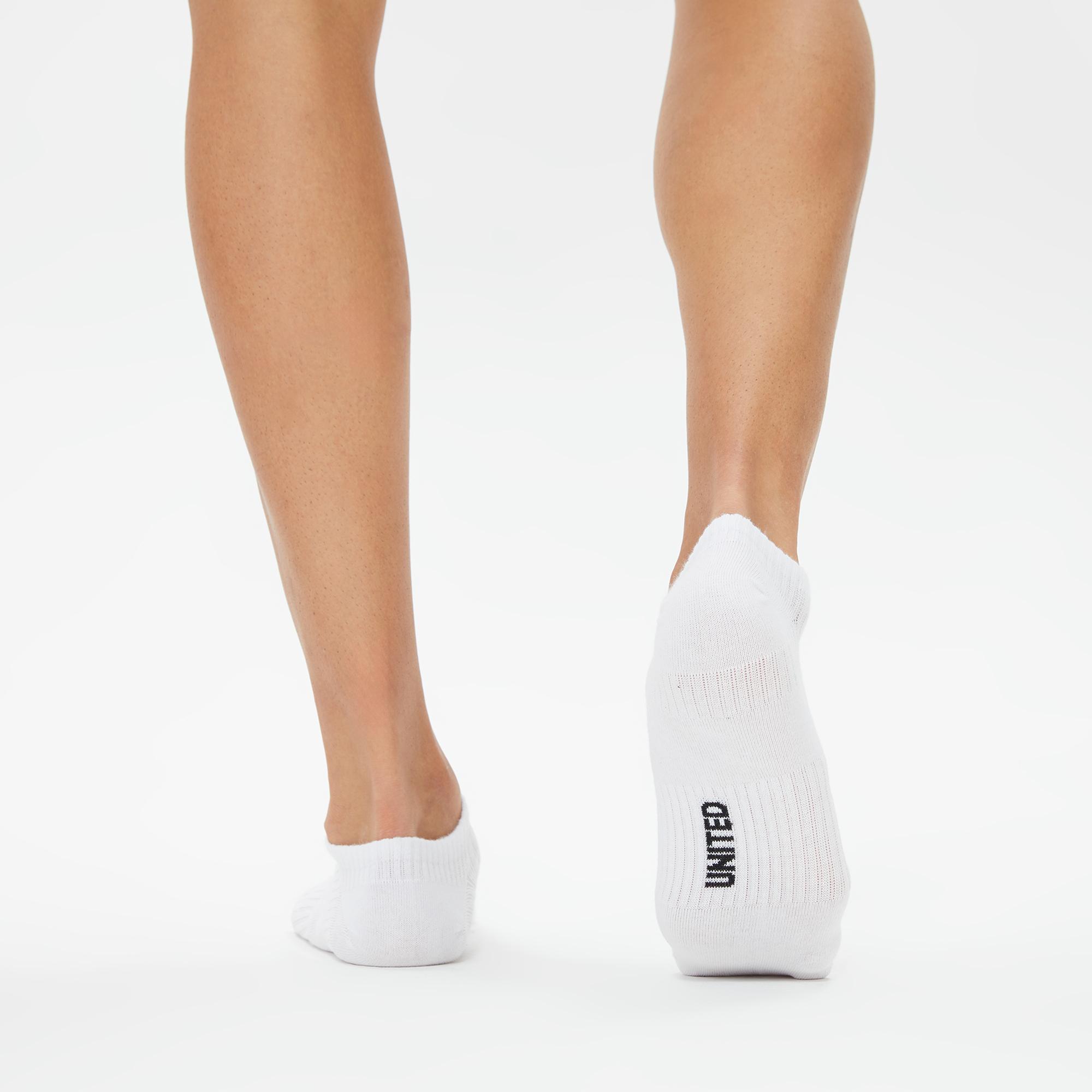 UNITED4 Core Unisex Beyaz/Siyah/Gri 3'lü Çorap